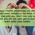 1 Month Anniversary Quotes For Girlfriend Facebook
