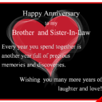 Anniversary Wishes To Sister In Law Pinterest