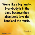 Band Family Quotes