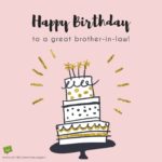 Birthday Wishes For Brother In Law Facebook