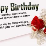 Birthday Wishes For Special One Pinterest
