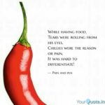 Chili Food Quotes