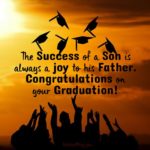 Congratulations Message To Son On Graduation Pinterest