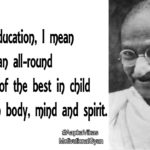 Gandhiji Quotes On Education