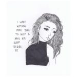 Girl Sketch Quotes Pinterest