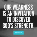 God’s Strength In Our Weakness Quotes Facebook
