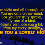 Good Night Message For Love One