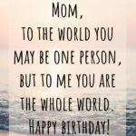 Happy Birthday Mum Facebook
