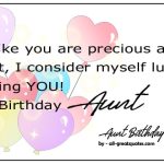 Inspirational Birthday Message For Aunt Facebook