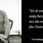 John Fowles Quotes Pinterest