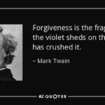 Mark Twain Quote Forgiveness Violet Twitter