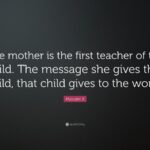 Mother First Teacher Quote Tumblr