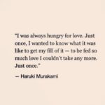 Murakami Quotes About Love