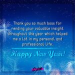 New Year Wishes To Boss Facebook