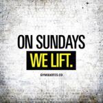 Sunday Gym Quotes Facebook
