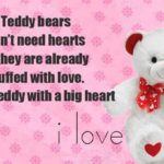 Teddy Bear Day Quotes For Love Tumblr