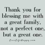 Thank You Quotes For Family Facebook