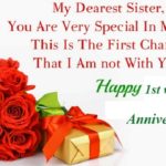 Wedding Anniversary Message To Sister Facebook