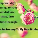 Wedding Anniversary Quotes For Brother Twitter